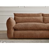 Bobochic Paris Oranžna sedežna garnitura iz šenilje 276 cm Neil – | Shoptok.si