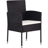  5-dijelni vrtni blagovaonski set crni | shoptok.hr