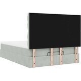  Otomanski krevet s madracima i LED 140x190 cm baršunasti | shoptok.hr