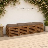  Set jastučića od 4 komada SOEST 4 pcs 100% poliester Sivosmeđa Slike