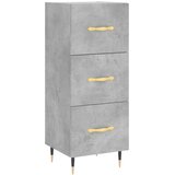  Visoka komoda siva betona 34,5x34x180 cm od konstruiranog drva | shoptok.hr