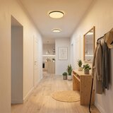  LED plafonsko svetlo HUGO LED/12/18/24W/230V 3000/4000/6500K prečnik 30 cm IP54 crna | Eponuda.com