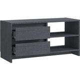 vidaXL TV ormarić sivi 80 x 31 x 39 cm od masivne borovine | shoptok.hr