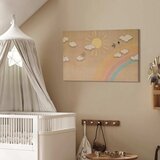  Slika - Holiday Sky - Sunny Day with a Rainbow and Flying Birds 120x80 Premium Print | shoptok.hr
