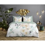 Descanso Bela/zelena posteljnina za zakonsko posteljo/podaljšana iz bombažnega satena 200x220 cm Adiwanya – | Shoptok.si