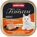 Animonda vom Feinsten Adult z gurmansko sredico 6 x 100 g - Piščanec, govedina & korenje Cijene