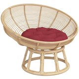  Okrugli jastuk crvena boja vina Ø 60 x 11 cm od tkanine Oxford | shoptok.hr