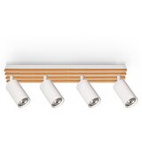  Brilagi - Reflektorska svetiljka SELE WOOD 4xGU10/30W/230V bela/drvo | Eponuda.com