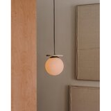Kave Home Bela viseča svetilka s steklenim senčnikom ø 20 cm Malachi – | Shoptok.si