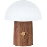bijela/u tamnoj prirodnoj boji led stolna lampa (visina 7 cm) alice mushroom –