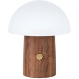 Gingko LED namizna svetilka v beli in temni naravni barvi (višina 7 cm) Alice Mushroom – Cene