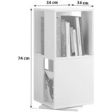 MID.YOU vrtljiv regal stifta l, bela | Shoptok.si