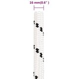 Pleteni brodski konop bijeli 16 mm x 50 m poliesterski | Eponuda.com