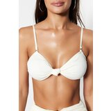 Trendyol Ecru Strapless Knotted Textured Bikini Top | Eponuda.ba