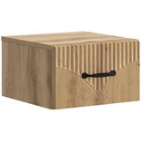  Noćni ormarić za montažu na zid s ladicama 2 pcs Hrast artisan | shoptok.hr