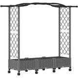  Povišeni krevet s mrežom i krovom Svjetlosiva 169 x 40 x 129 cm | Eponuda.com