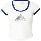 Calvin Klein Jeans Majica svetlo bež / marine Cene