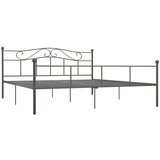  Posteljni okvir siv kovinski 180x200 cm | Shoptok.si