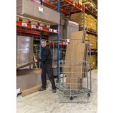 Kongamek 4-stranski zaboj na kolesih XXL, vzdolžna stranica zložljiva, brez zavore | Shoptok.si