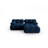 Micadoni Home Plava baršunasta kutna garnitura (s desnim kutom) Bellis – | shoptok.hr