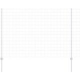 Euro ograda s postom 10 x 1,5 m Pocinčani čelik Srebrna Mreža | shoptok.hr