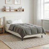  Ljetni pokrivač Svijetlo siva 155 x 220 cm Mikrovlakna | shoptok.hr