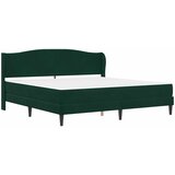  Krevetna konstrukcija s uzglavljem Crna 180 x 200 cm Baršun | shoptok.hr