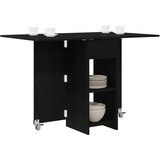  Blagovaonski stol 115 x 70 x 75 cm Konstruirano drvo Crni hrast | shoptok.hr