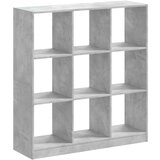 Maison Chic Knjižna omara - Knjižni regal betonsko siva 102x32x108 cm inženirski les, (21726055) | Shoptok.si