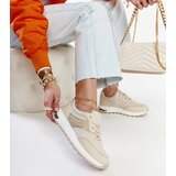 Gemre Beige platform sneakers Lubna | Shoptok.si