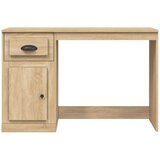 vidaXL Radni stol s ladicom boja hrasta 115x50x75 cm konstruirano drvo | shoptok.hr