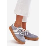Boto Suede Women's Sneakers On Platform Blue Venera | shoptok.hr