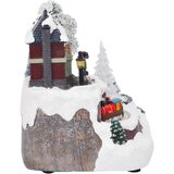 vidaXL božićna dekoracija za stol Šareni 23.5 x 16 x 18.5 cm Smola | shoptok.hr