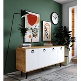 Hanah home komoda mirza modern 180 sapphire oak white | Eponuda.com