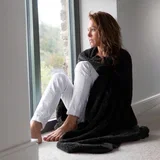 Topla odeja Snug-Rug Sherpa - črna