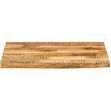 Stolna ploča 60 x 60 x 2,5 cm masivno drvo manga sa živim rubom | shoptok.hr