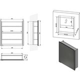 Sapho Siva kopalniška omarica 65x70 cm Integra – | Shoptok.si