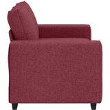  Dvosjed Kauč Vinsko Crvena 160x77x82 cm Tkanina | shoptok.hr