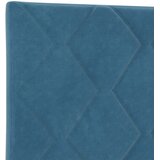  Boxspring krevet s madracem Tamno plava 140 x 190 cm Baršun | shoptok.hr