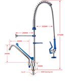 ELITE EDITION Predizpiralna kuhinjska armatura PRO1807 z izvlečno prho in vrtljivim izlivom, krom — Krom | Shoptok.si