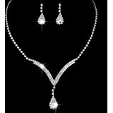  Set DR-29632 - Srebrna/Kristalna u