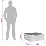  Stolić za kavu GENDT Prirodni ratan Prirodna 67 x 60 x 30 cm | shoptok.hr