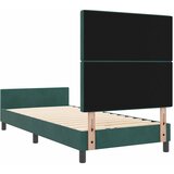  Krevet s opruga kutije Tamnozelena 90 x 200 cm Baršun | shoptok.hr