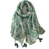 IZMAEL Šal BR-27345 - Zelena | shoptok.hr