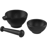Mortar Set 3pcs. Cast Iron