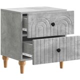  Noćni ormar Betonska siva 43 x 34,5 x 48 cm Konstruirano drvo | shoptok.hr