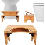 JATCWBO zložljiva bambusova pručka za stranišče 18–27 cm Cene