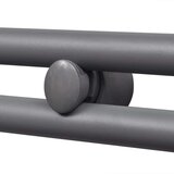 vidaXL kupaonski radijator za ručnike s prečkama ravni sivi 500 x 764 mm | shoptok.hr