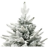  Umjetno božićno drvce sa snijegom zeleno 210 cm PVC i PE | shoptok.hr