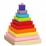 Cubika drvena piramida (9 elemenata) CU13357 Cene